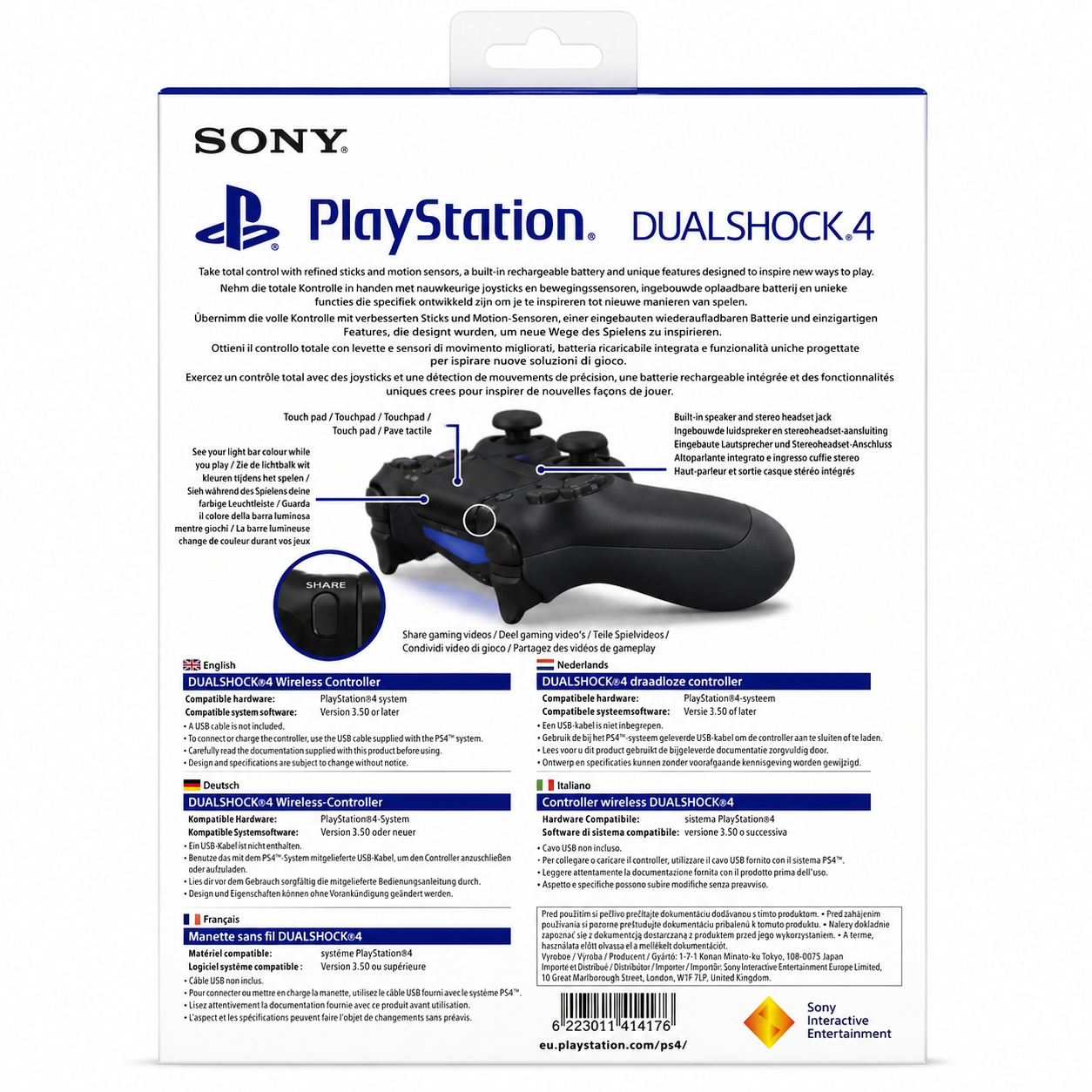 PS4 DualShock 4 Wireless Controller
