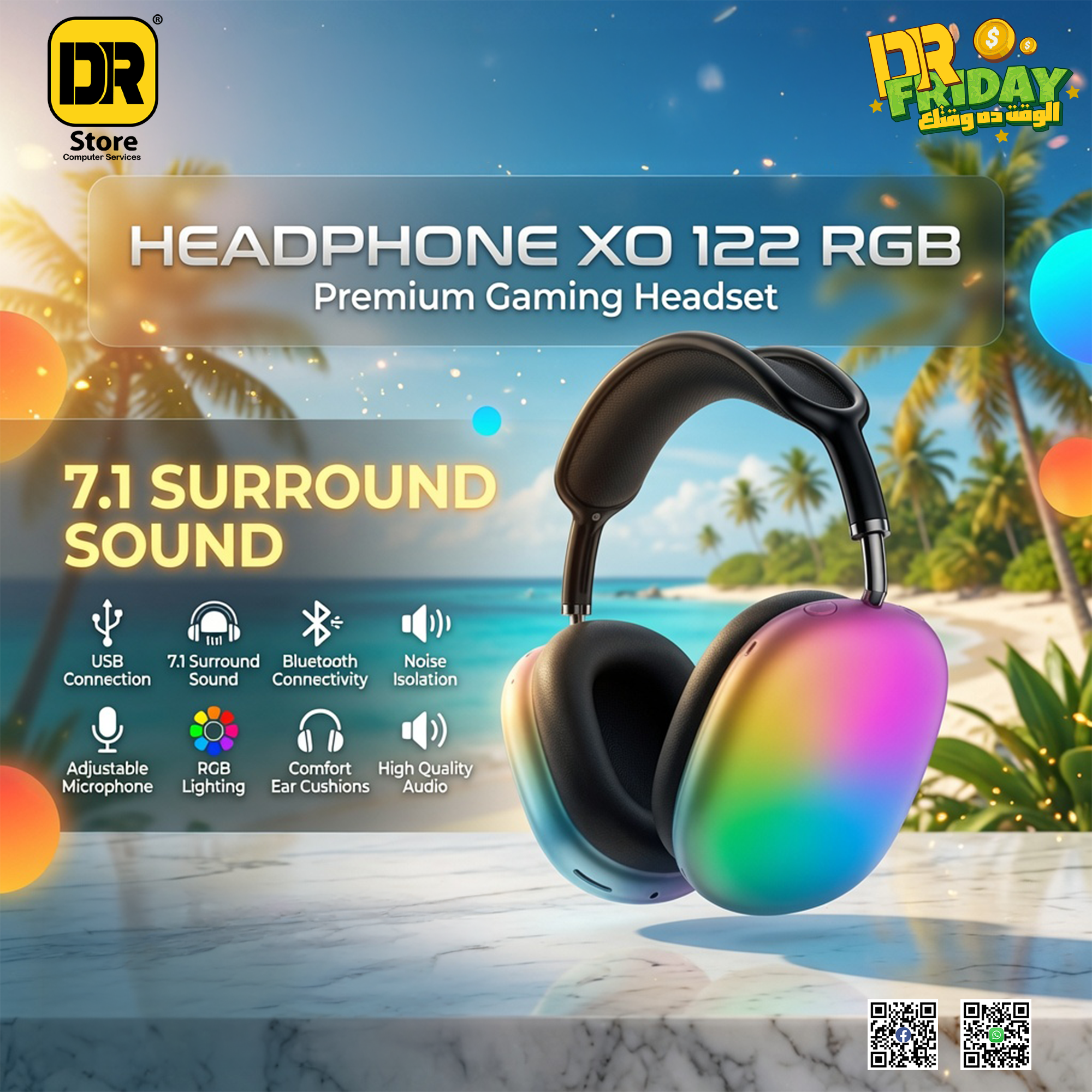 HEADPHONE XO 122RGB