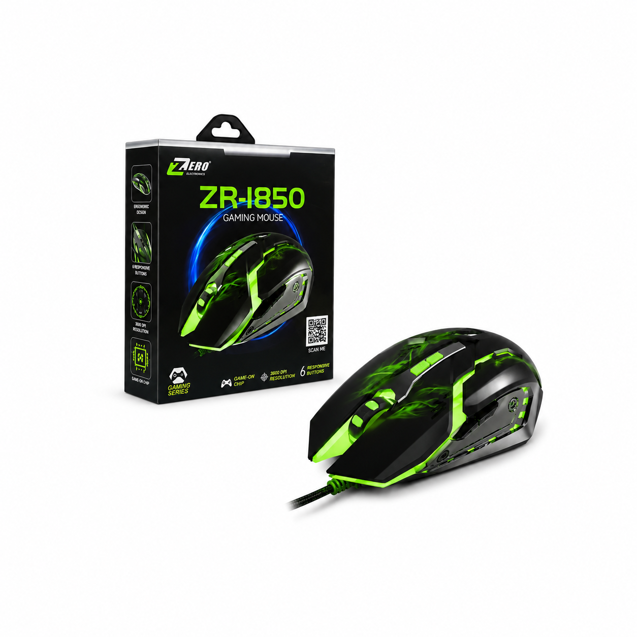 Zero ZR-1850 Wired Gaming Mouse